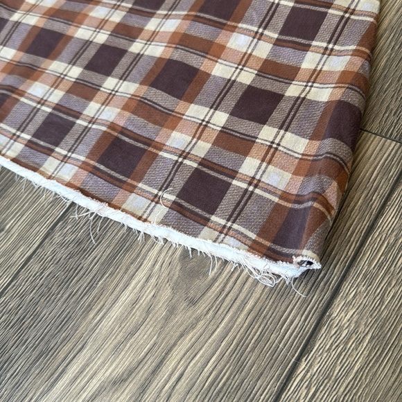 Free people just float on by brown plaid super flared pants - Picture 4 of 11